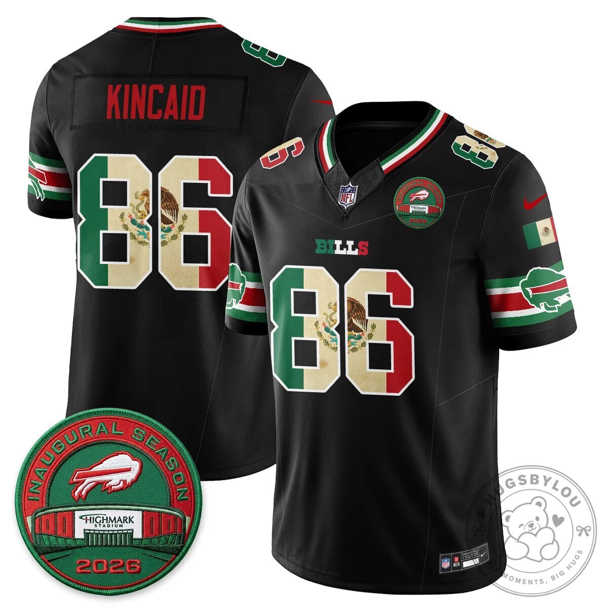 Buffalo Bills Josh Allen Mexico Edition Inaugural Season Football Jersey 55 Buffalo Bills Josh Allen Mexico Edition Inaugural Season Football Jersey