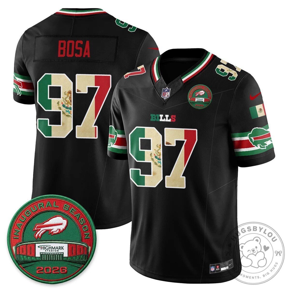 Buffalo Bills Josh Allen Mexico Edition Inaugural Season Football Jersey 56 Buffalo Bills Josh Allen Mexico Edition Inaugural Season Football Jersey
