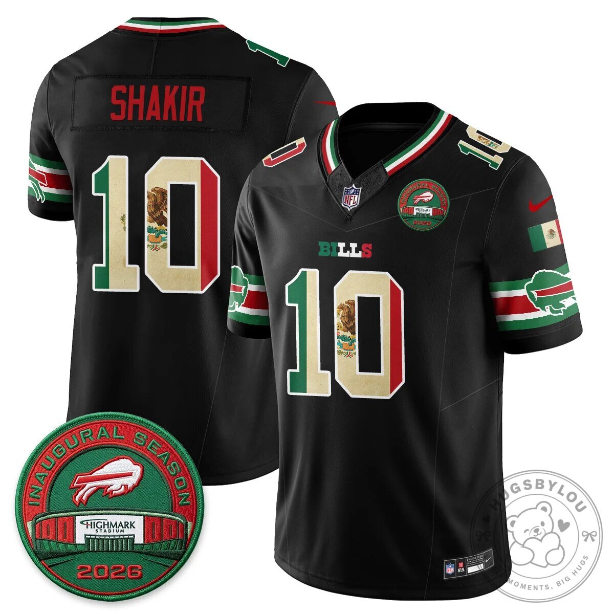 Buffalo Bills Josh Allen Mexico Edition Inaugural Season Football Jersey 57 Buffalo Bills Josh Allen Mexico Edition Inaugural Season Football Jersey