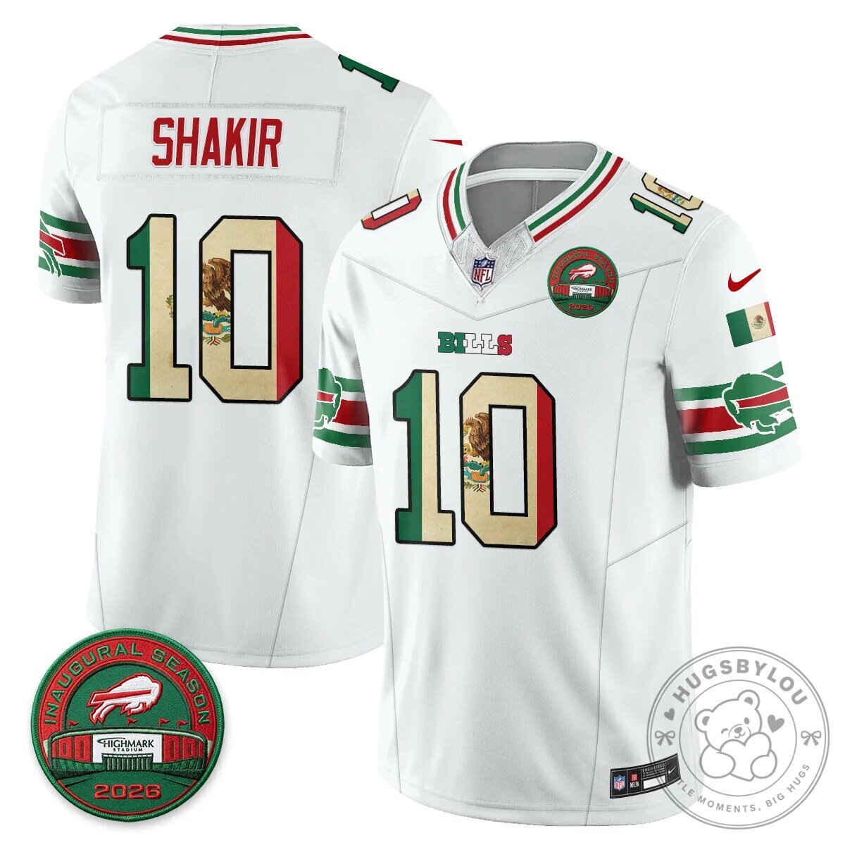 Buffalo Bills Josh Allen Mexico Edition Inaugural Season Football Jersey 67 Buffalo Bills Josh Allen Mexico Edition Inaugural Season Football Jersey