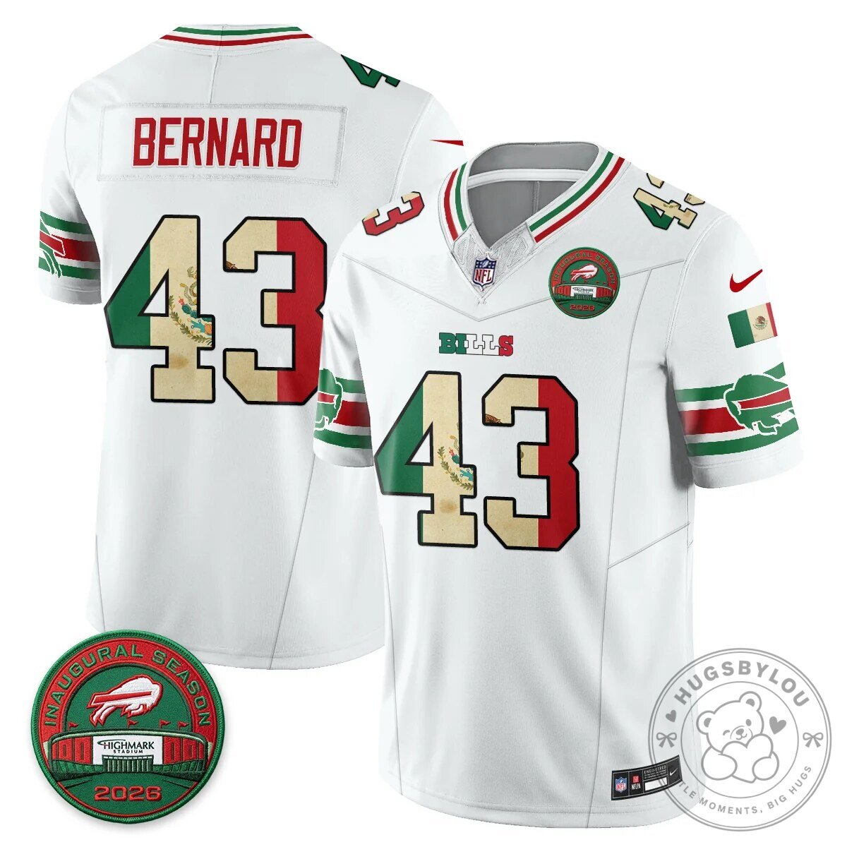 Buffalo Bills Josh Allen Mexico Edition Inaugural Season Football Jersey 70 Buffalo Bills Josh Allen Mexico Edition Inaugural Season Football Jersey