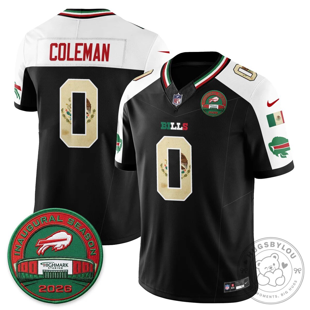 Buffalo Bills Josh Allen Mexico Edition Inaugural Season Football Jersey 74 Buffalo Bills Josh Allen Mexico Edition Inaugural Season Football Jersey