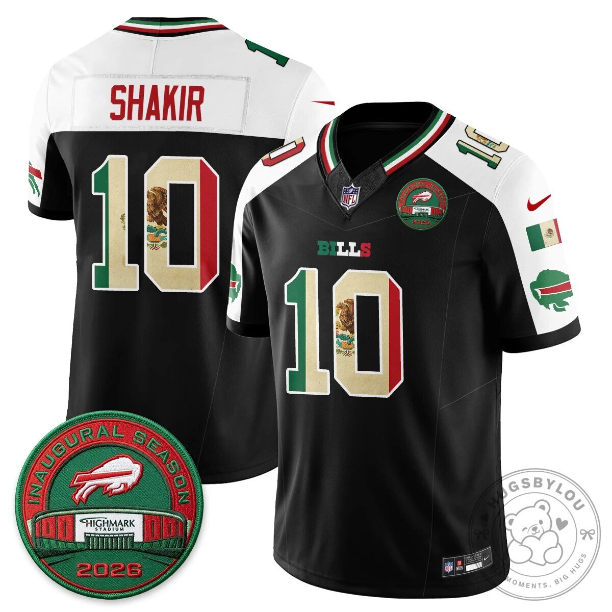 Buffalo Bills Josh Allen Mexico Edition Inaugural Season Football Jersey 76 Buffalo Bills Josh Allen Mexico Edition Inaugural Season Football Jersey