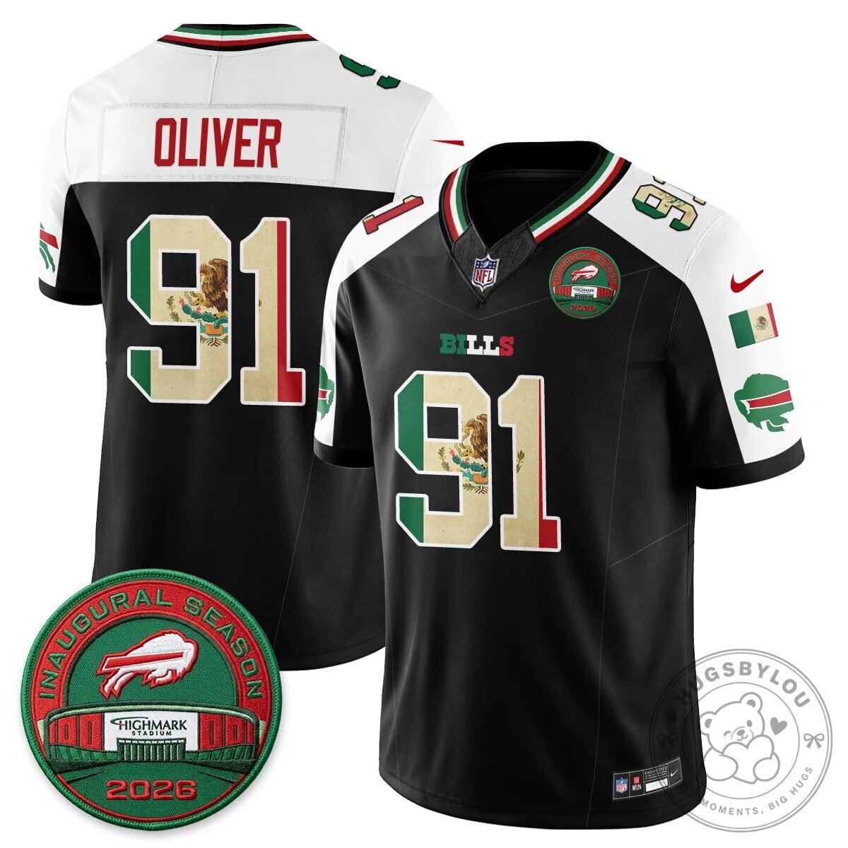Buffalo Bills Josh Allen Mexico Edition Inaugural Season Football Jersey 77 Buffalo Bills Josh Allen Mexico Edition Inaugural Season Football Jersey