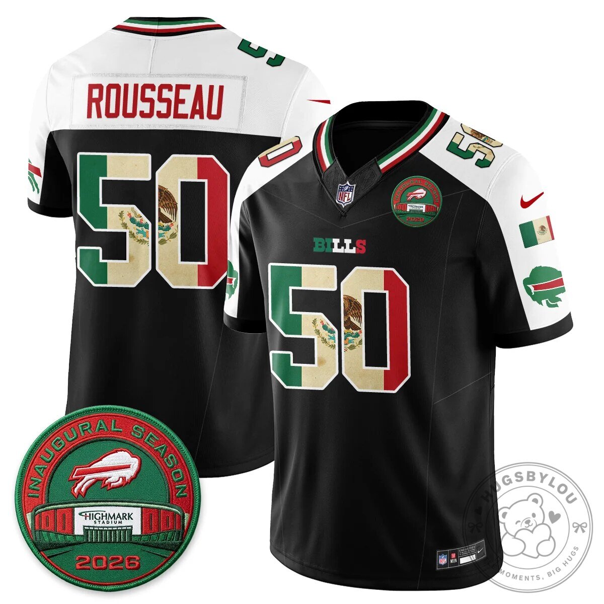 Buffalo Bills Josh Allen Mexico Edition Inaugural Season Football Jersey 78 Buffalo Bills Josh Allen Mexico Edition Inaugural Season Football Jersey