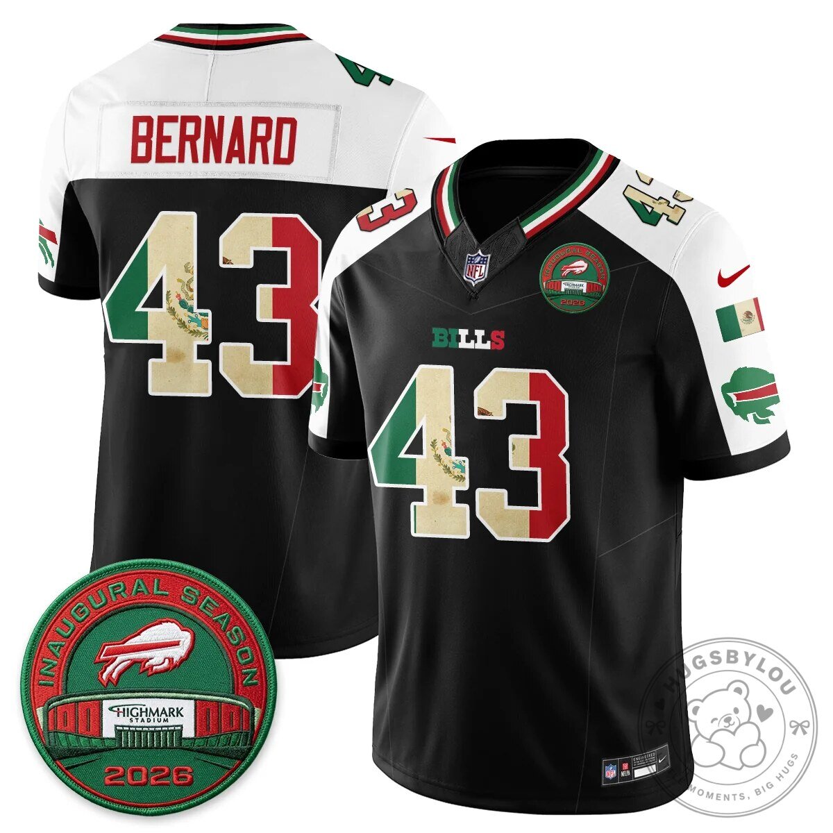Buffalo Bills Josh Allen Mexico Edition Inaugural Season Football Jersey 79 Buffalo Bills Josh Allen Mexico Edition Inaugural Season Football Jersey