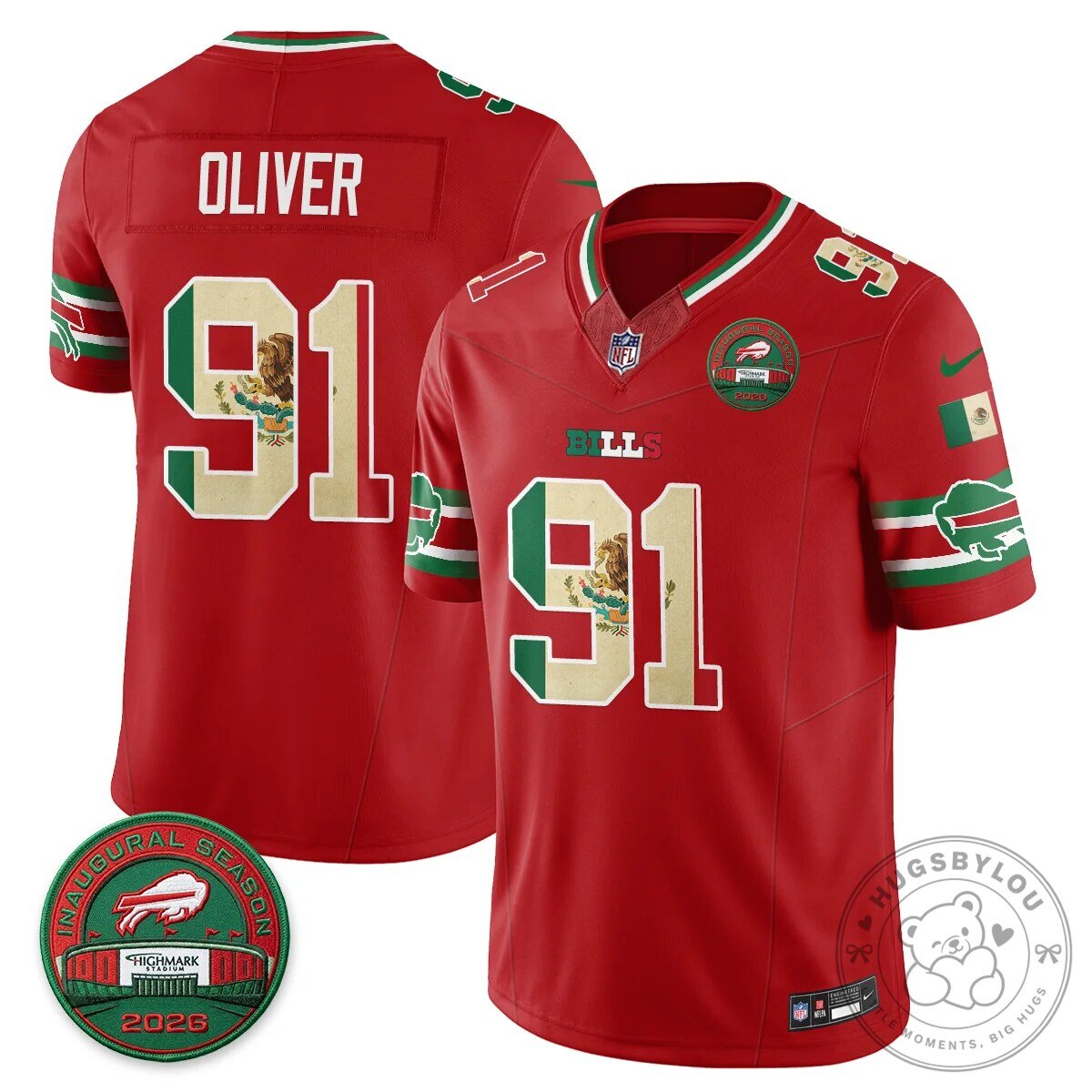 Buffalo Bills Josh Allen Mexico Edition Inaugural Season Football Jersey 86 Buffalo Bills Josh Allen Mexico Edition Inaugural Season Football Jersey