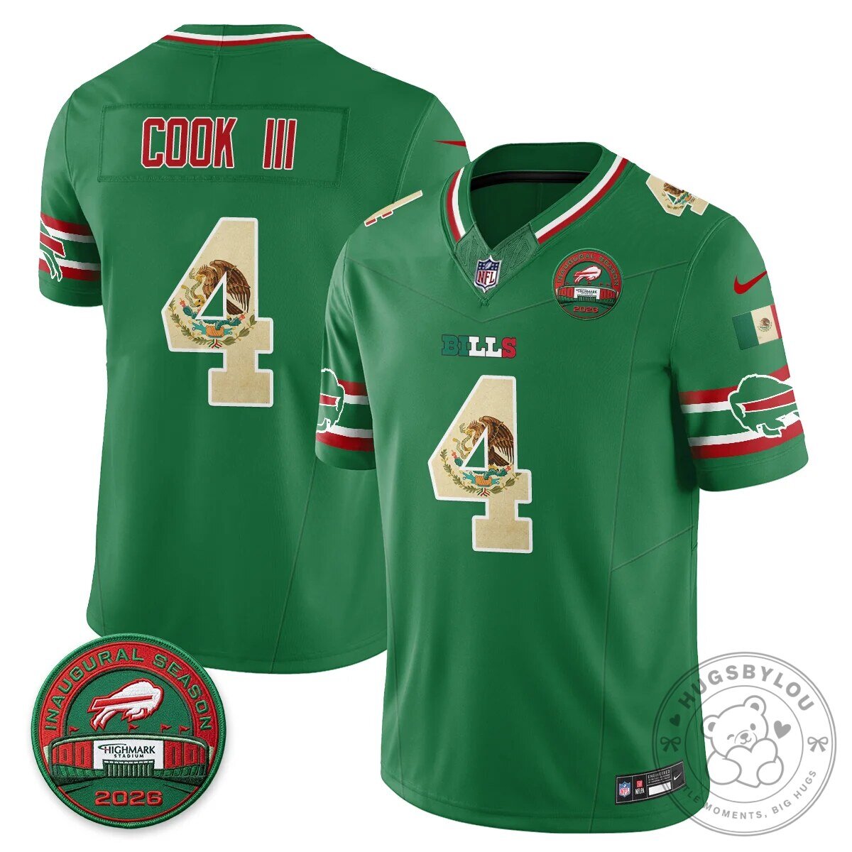 Buffalo Bills Josh Allen Mexico Edition Inaugural Season Football Jersey 91 Buffalo Bills Josh Allen Mexico Edition Inaugural Season Football Jersey