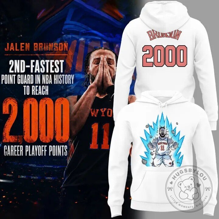 New York Knicks Jalen Brunson It’s Over 2000 Limited Hoodie NN