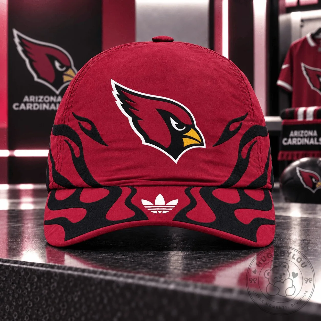 Arizona Cardinals NFL Flame Edition Adjustable Baseball Cap Hat