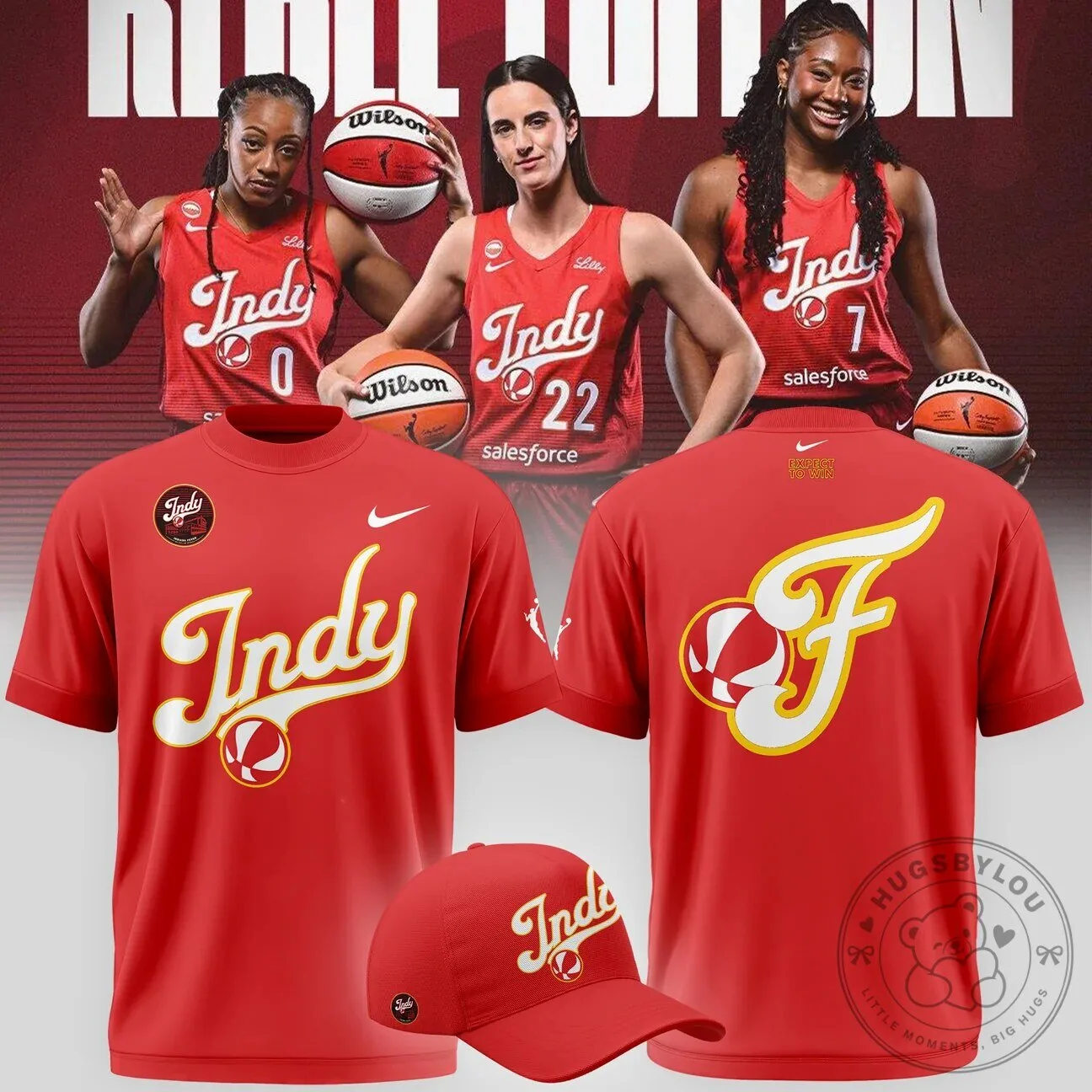 Indiana Fever Basketball Team Red Fan Apparel T-Shirt