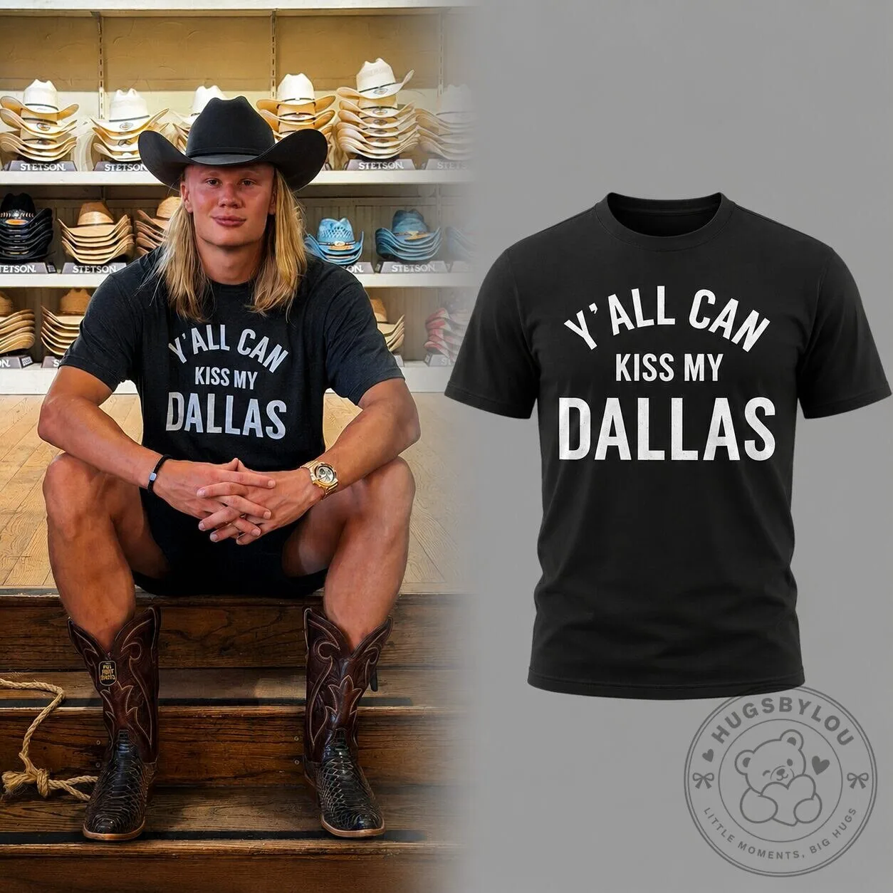 Y'all Can Kiss My Dallas Funny Can-Am Shirt
