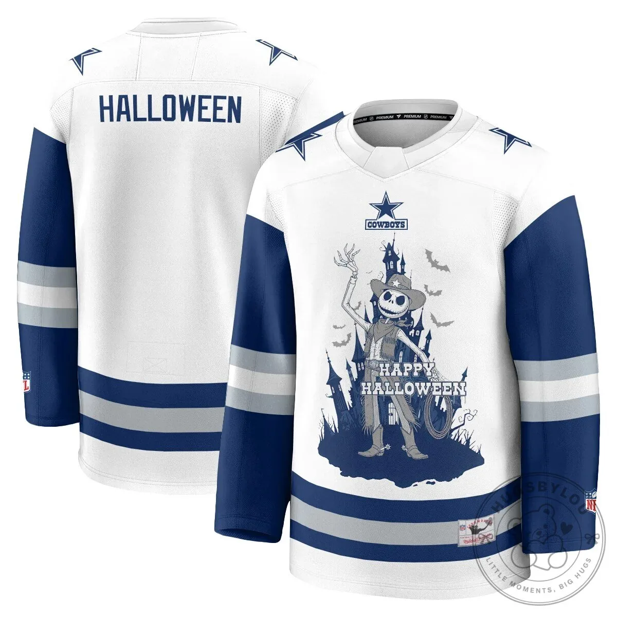 Dallas Cowboys CeeDee Lamb Halloween Nightmare Before Christmas Hockey Jersey 46 Dallas Cowboys CeeDee Lamb Halloween Nightmare Before Christmas Hockey Jersey
