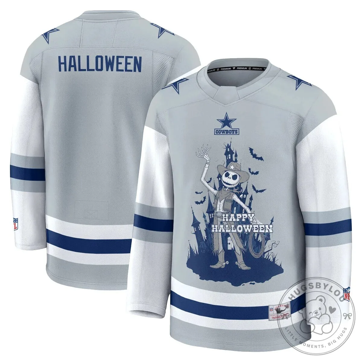 Dallas Cowboys CeeDee Lamb Halloween Nightmare Before Christmas Hockey Jersey 57 Dallas Cowboys CeeDee Lamb Halloween Nightmare Before Christmas Hockey Jersey