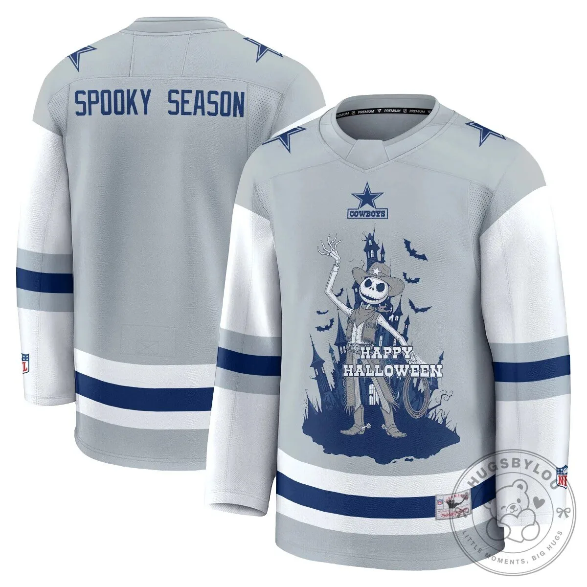 Dallas Cowboys CeeDee Lamb Halloween Nightmare Before Christmas Hockey Jersey 58 Dallas Cowboys CeeDee Lamb Halloween Nightmare Before Christmas Hockey Jersey