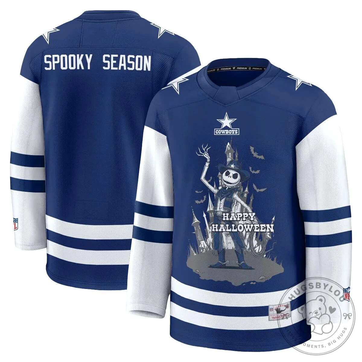 Dallas Cowboys CeeDee Lamb Halloween Nightmare Before Christmas Hockey Jersey 70 Dallas Cowboys CeeDee Lamb Halloween Nightmare Before Christmas Hockey Jersey