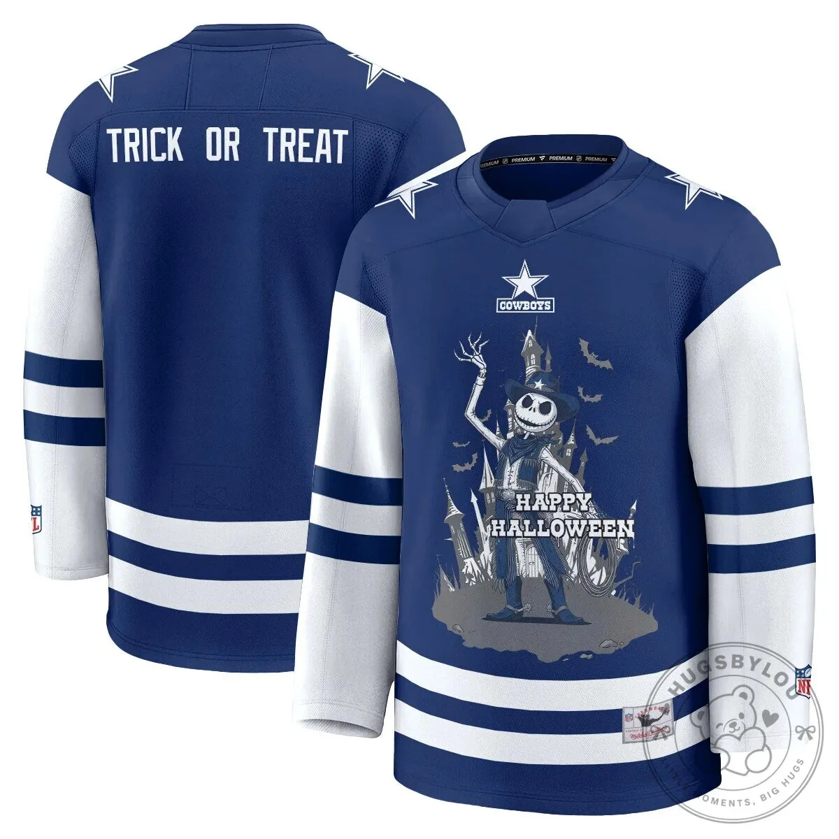 Dallas Cowboys CeeDee Lamb Halloween Nightmare Before Christmas Hockey Jersey 71 Dallas Cowboys CeeDee Lamb Halloween Nightmare Before Christmas Hockey Jersey