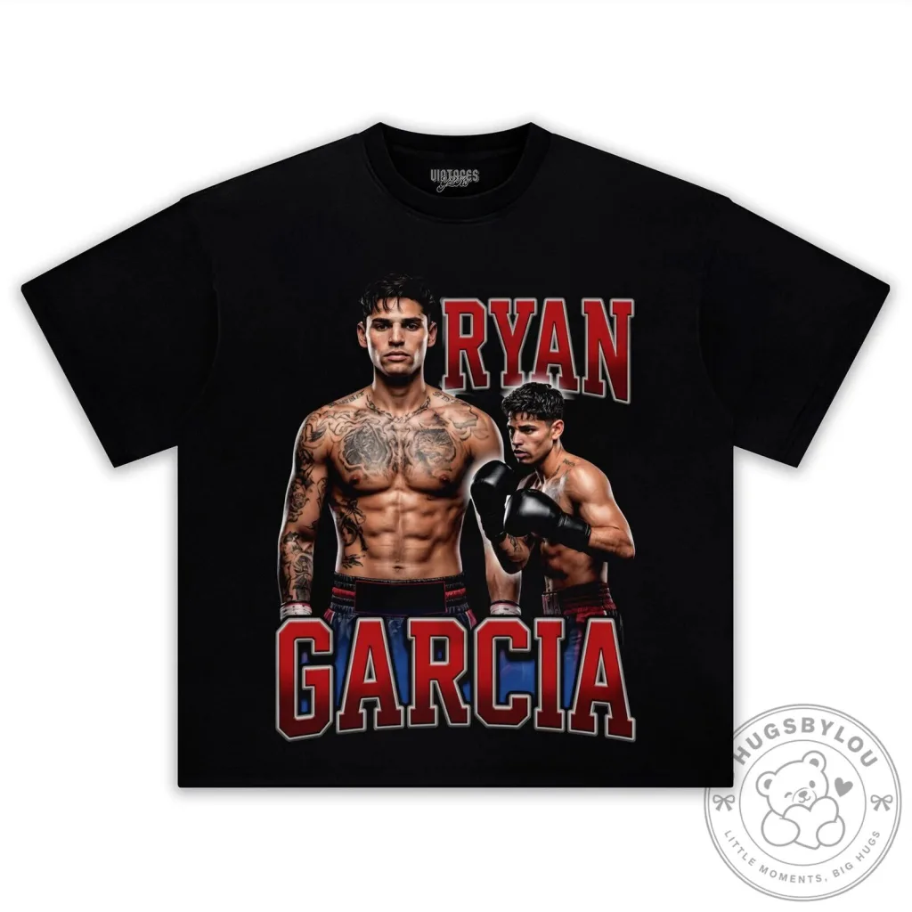Ryan Garcia Boxing Champion Graphic Black T-Shirt Ryan Garcia Boxing Champion Graphic Black T-Shirt
