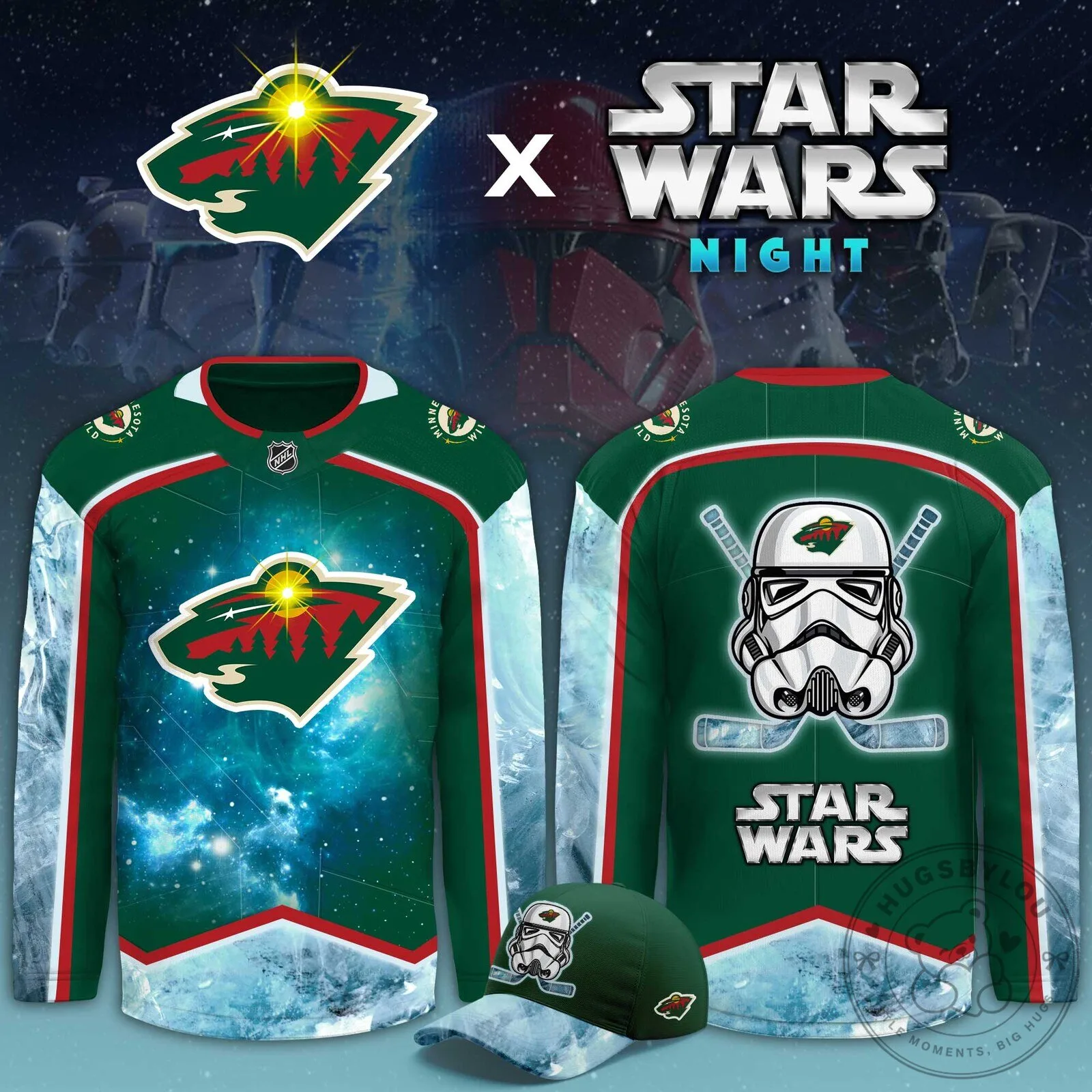 Minnesota Wild Star Wars Night Limited Edition Hockey Jersey