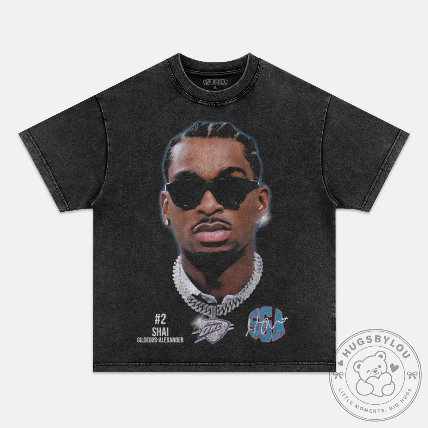 Oklahoma City Thunder T-Shirt featuring Shai Gilgeous-Alexander for Basketball Fans 2 Oklahoma City Thunder T-Shirt featuring Shai Gilgeous-Alexander for Basketball Fans