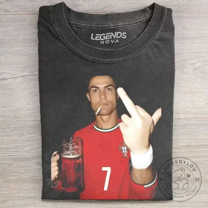 Cristiano Ronaldo Portugal Football Player Graphic T-Shirt