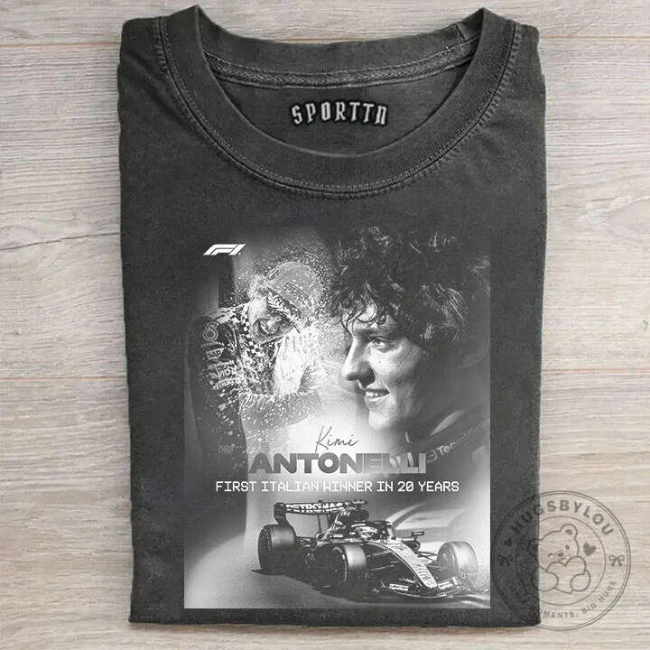 Kimi Antonelli Formula 1 Racing Champion T-Shirt