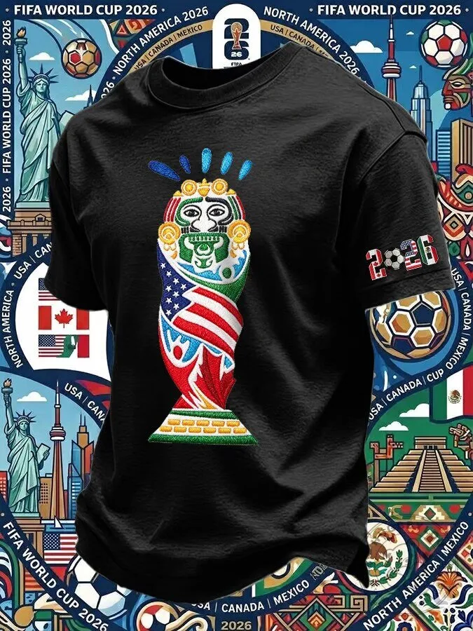 Mexico Soccer 2026 World Cup North America United States Canada T-Shirt