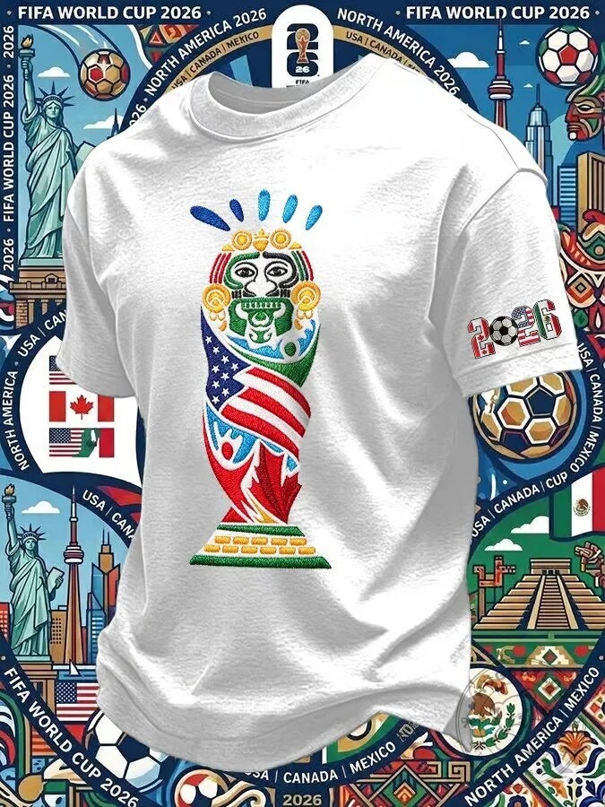 Mexico Soccer 2026 World Cup North America United States Canada T-Shirt 7 Mexico Soccer 2026 World Cup North America United States Canada T-Shirt