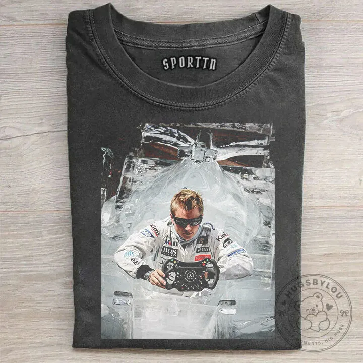 Kimi Raikkonen Ice Driver Formula One Racing Fan T-Shirt 2 Kimi Raikkonen Ice Driver Formula One Racing Fan T-Shirt