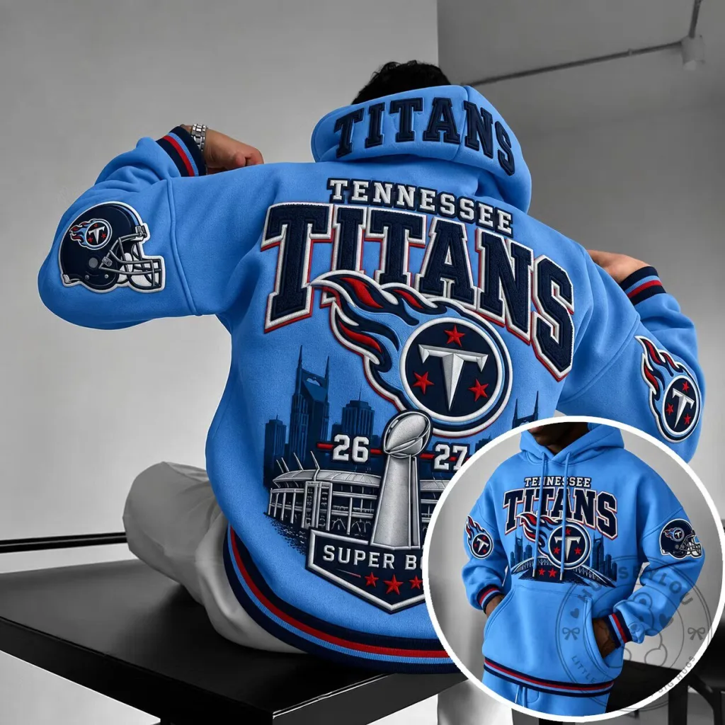 Tennessee Titans Super Bowl Champions Football Team Light Blue Hoodie Tennessee Titans Super Bowl Champions Football Team Light Blue Hoodie