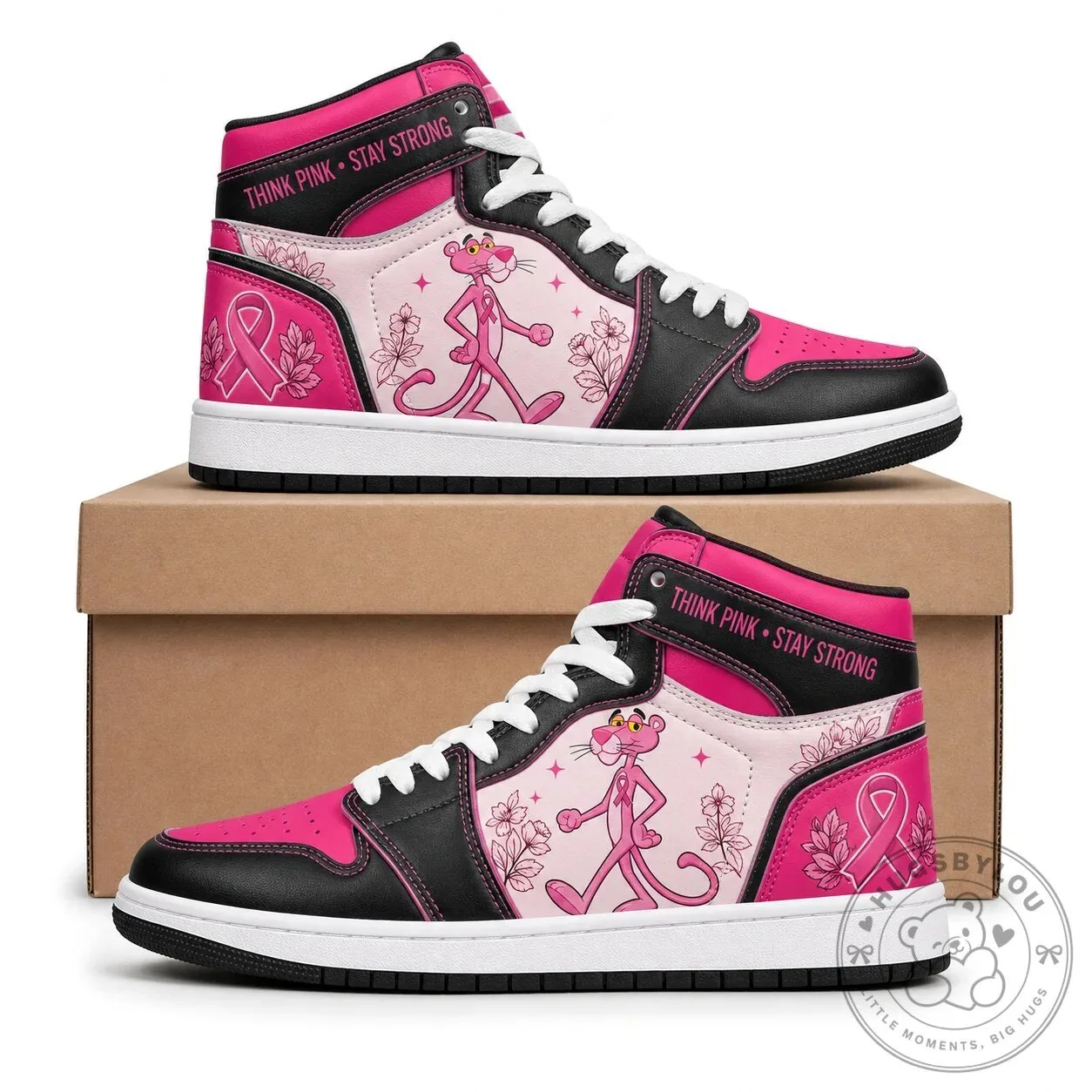 Snoopy Breast Cancer Awareness Pink Ribbon Stronger Together High Top Shoes 13 Snoopy Breast Cancer Awareness Pink Ribbon Stronger Together High Top Shoes