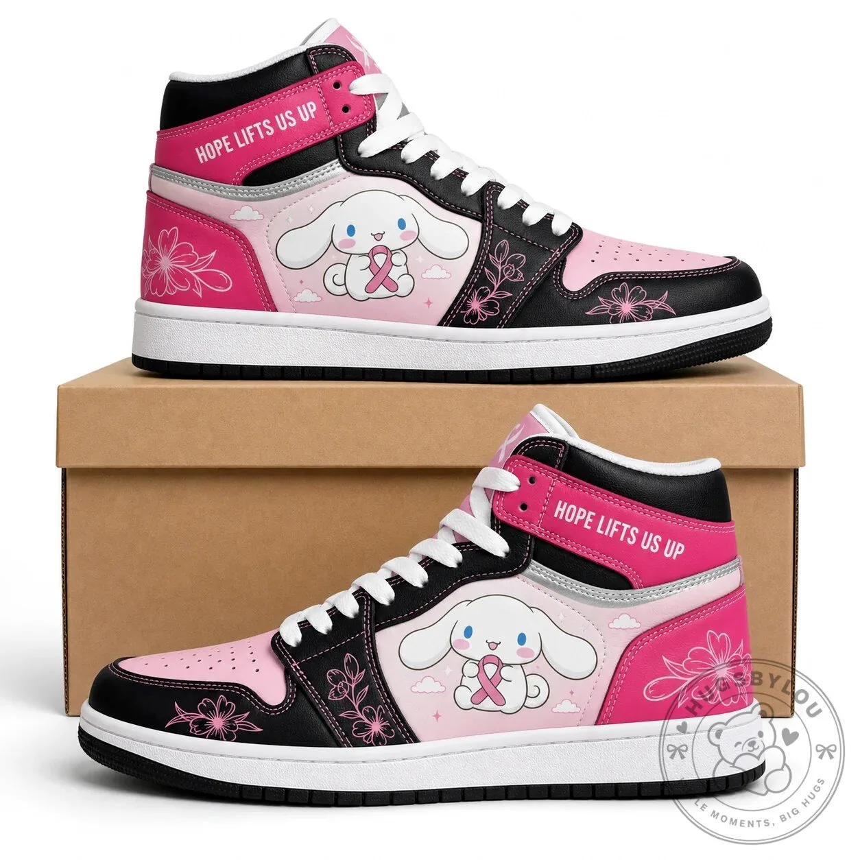 Snoopy Breast Cancer Awareness Pink Ribbon Stronger Together High Top Shoes 14 Snoopy Breast Cancer Awareness Pink Ribbon Stronger Together High Top Shoes