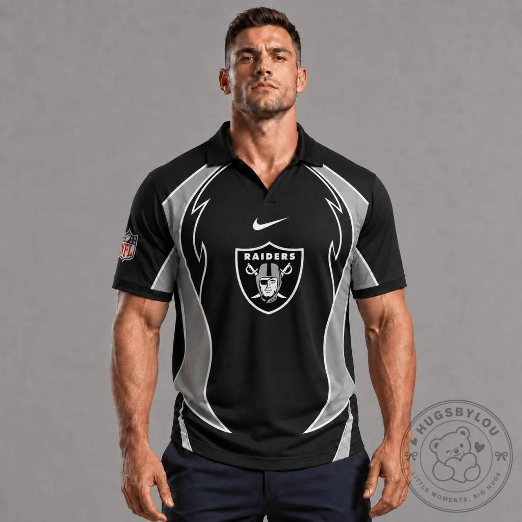 Las Vegas Raiders National Football League Team Polo Shirt