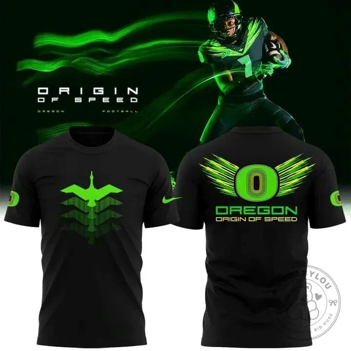 Oregon Ducks Origin of Speed Phoenix Legacy Limited Edition Black T-Shirt