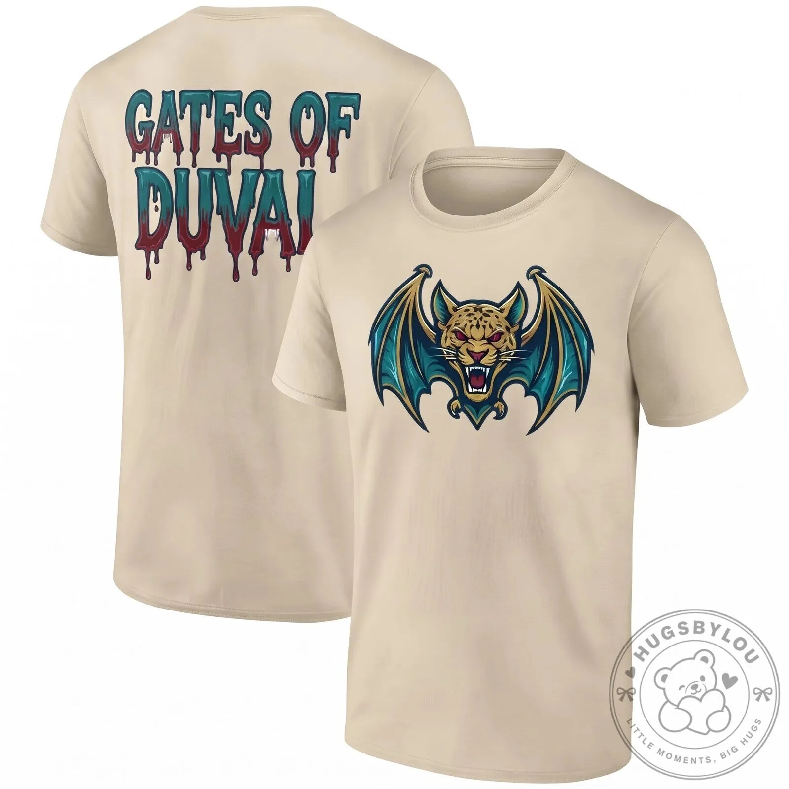 Jacksonville Jaguars Gates of Duval Halloween Black T-Shirt 12 Jacksonville Jaguars Gates of Duval Halloween Black T-Shirt