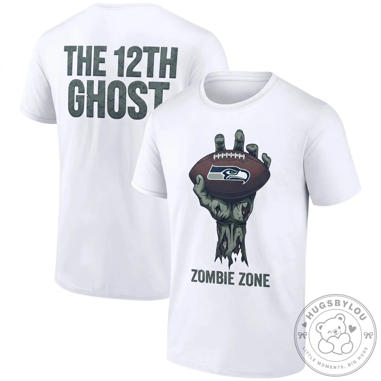 Seattle Seahawks Zombie Zone The 12th Ghost Halloween T-Shirt 11 Seattle Seahawks Zombie Zone The 12th Ghost Halloween T-Shirt