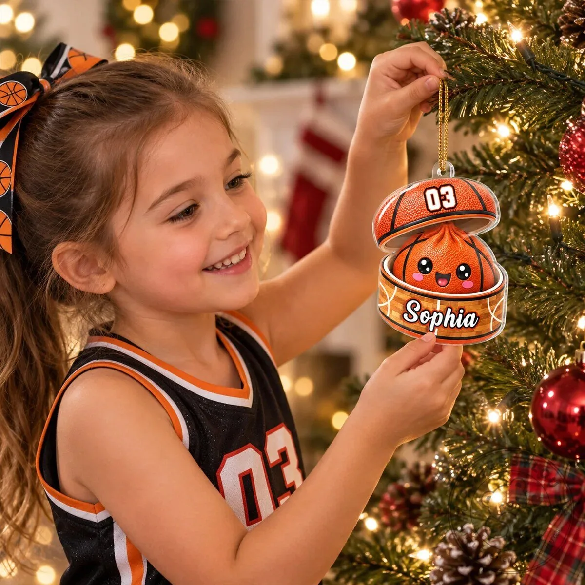Personalized Basketball Dumpling Squishy Player Christmas Tree Ornament 15 Personalized Basketball Dumpling Squishy Player Christmas Tree Ornament