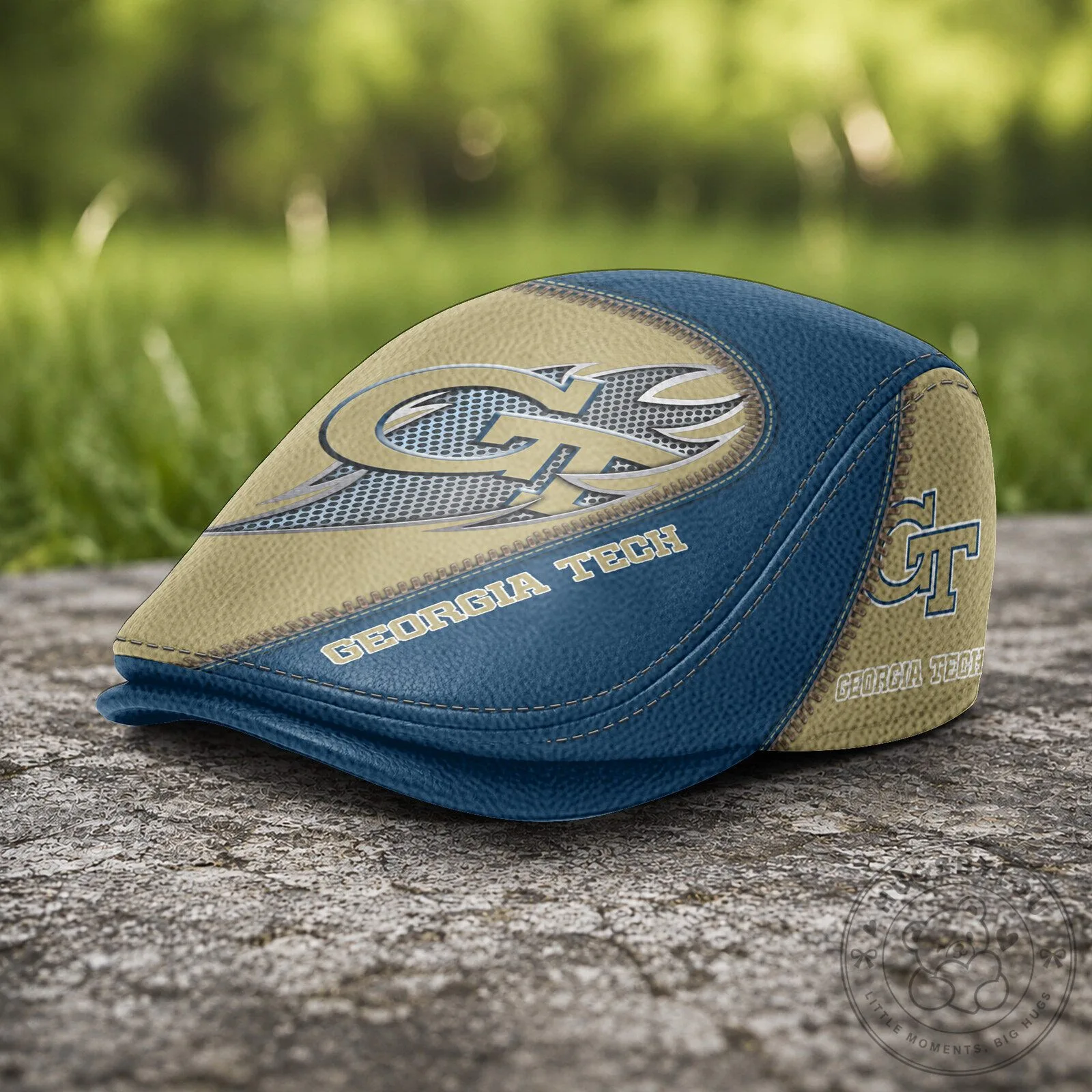Georgia Tech Yellow Jackets NCAA Golf Flat Cap Hat 9 Georgia Tech Yellow Jackets NCAA Golf Flat Cap Hat