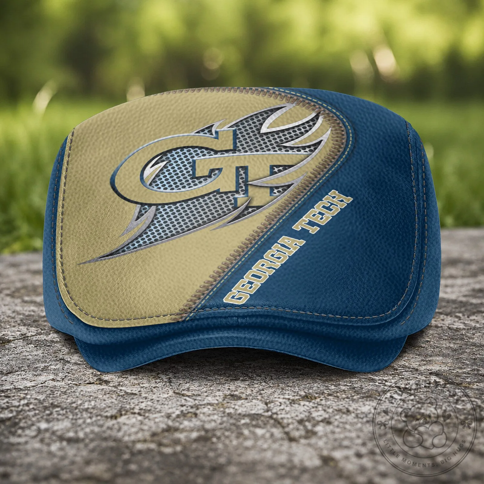 Georgia Tech Yellow Jackets NCAA Golf Flat Cap Hat 10 Georgia Tech Yellow Jackets NCAA Golf Flat Cap Hat