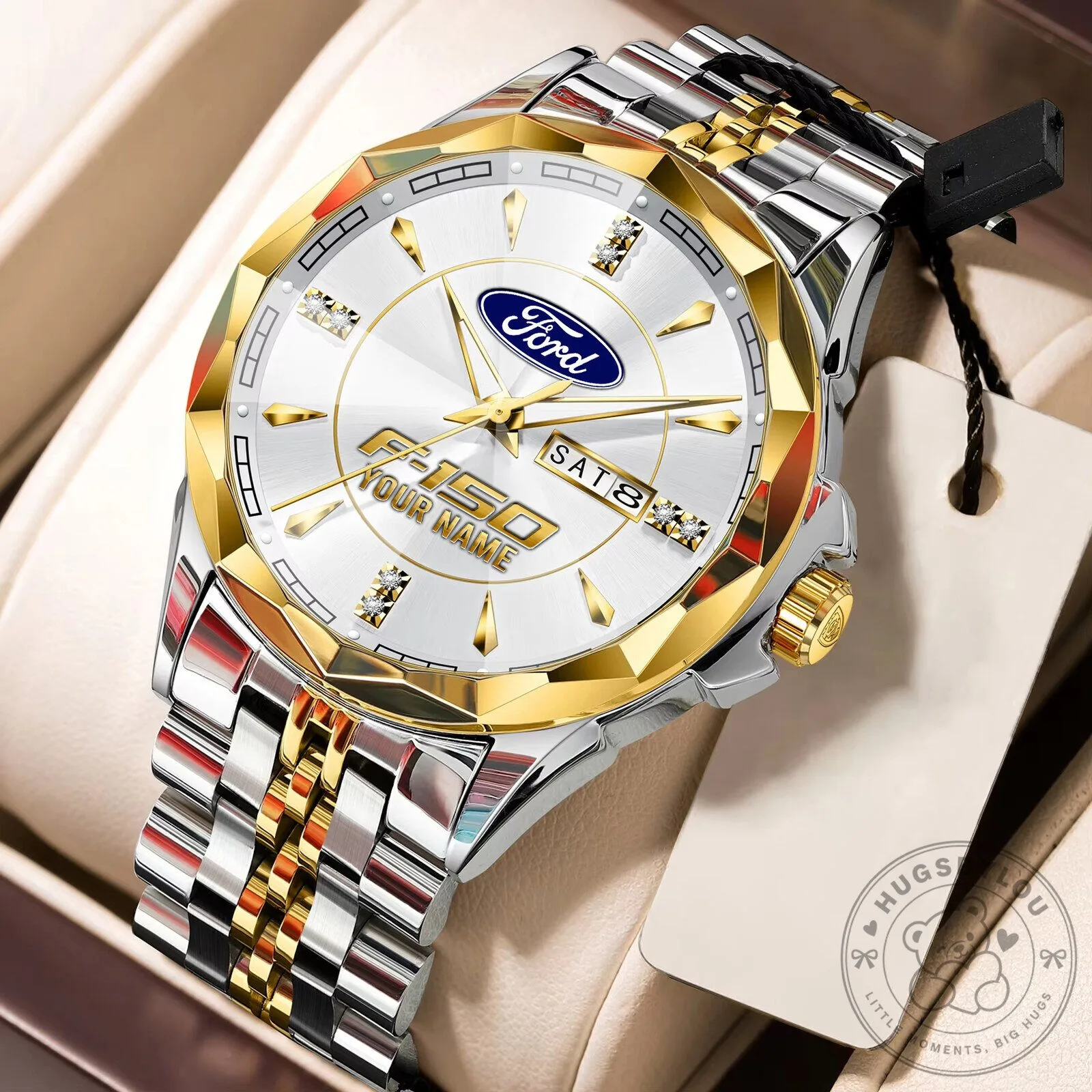 Ford F-150 Custom Name Elegant Design Stainless Steel Watch 17 Ford F-150 Custom Name Elegant Design Stainless Steel Watch