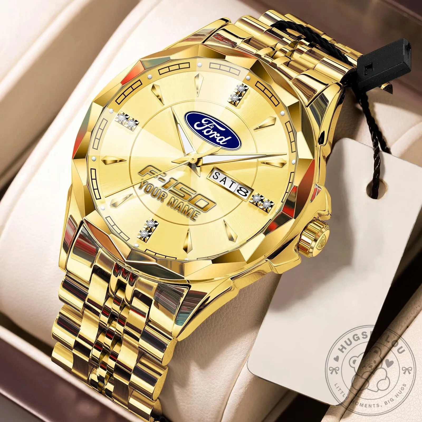Ford F-150 Custom Name Elegant Design Stainless Steel Watch 21 Ford F-150 Custom Name Elegant Design Stainless Steel Watch