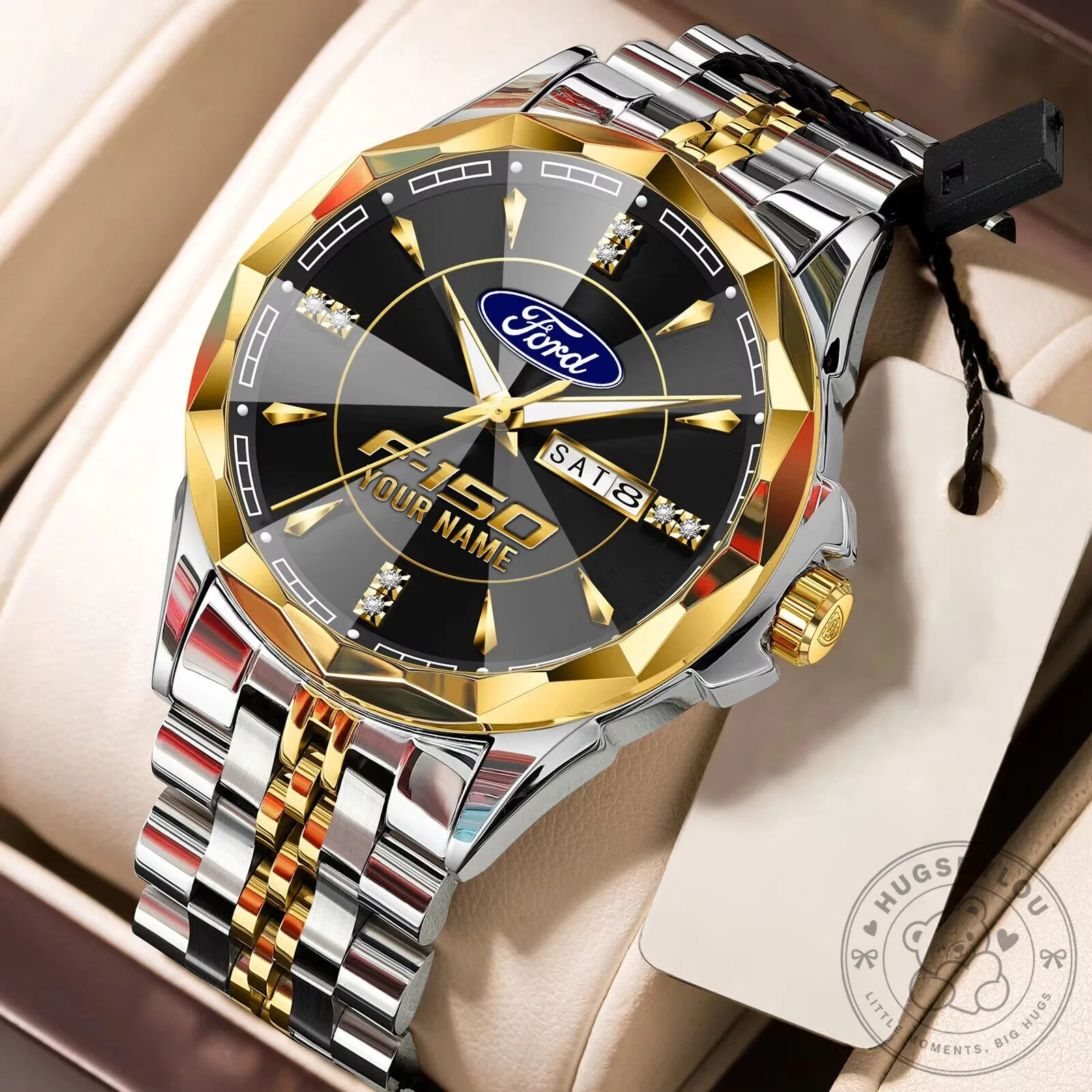 Ford F-150 Custom Name Elegant Design Stainless Steel Watch 23 Ford F-150 Custom Name Elegant Design Stainless Steel Watch