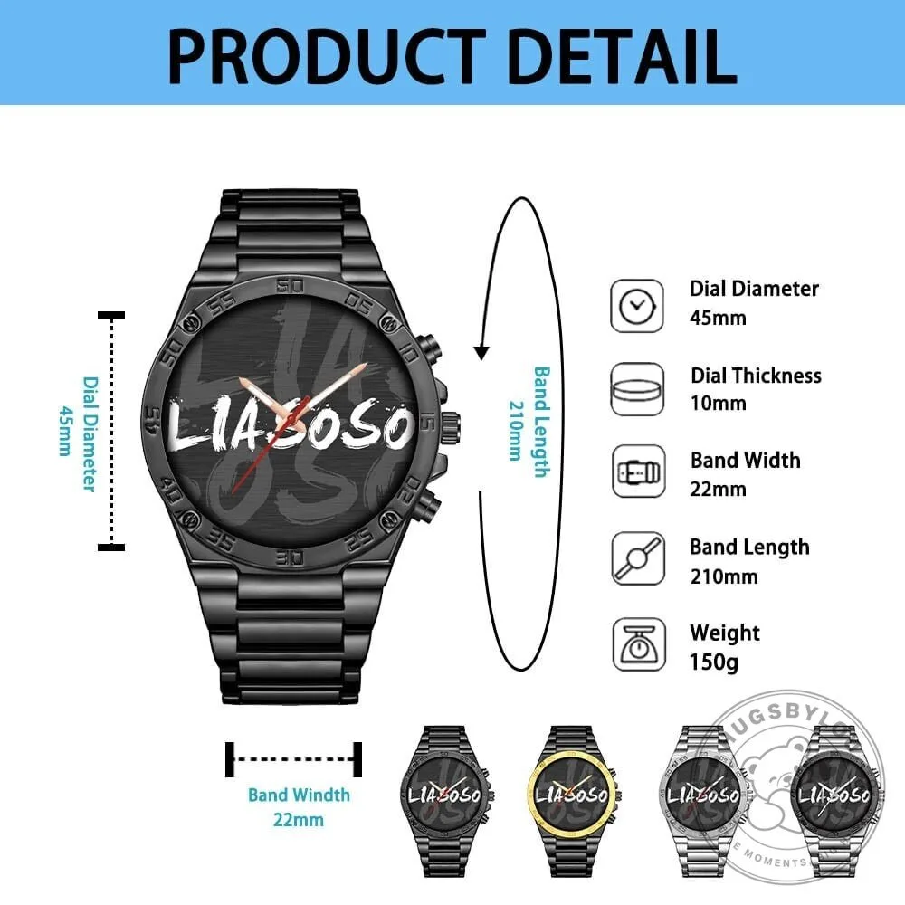 Elegant Fashion Stainless Steel Watch by Bugatti with Custom Name Design 17 Elegant Fashion Stainless Steel Watch by Bugatti with Custom Name Design