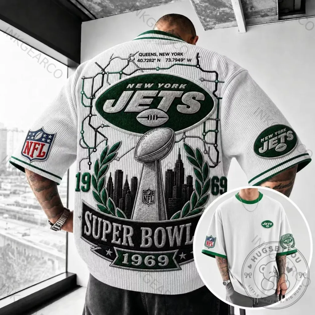 New York Jets Super Bowl 1969 National Football League Rugby Jersey