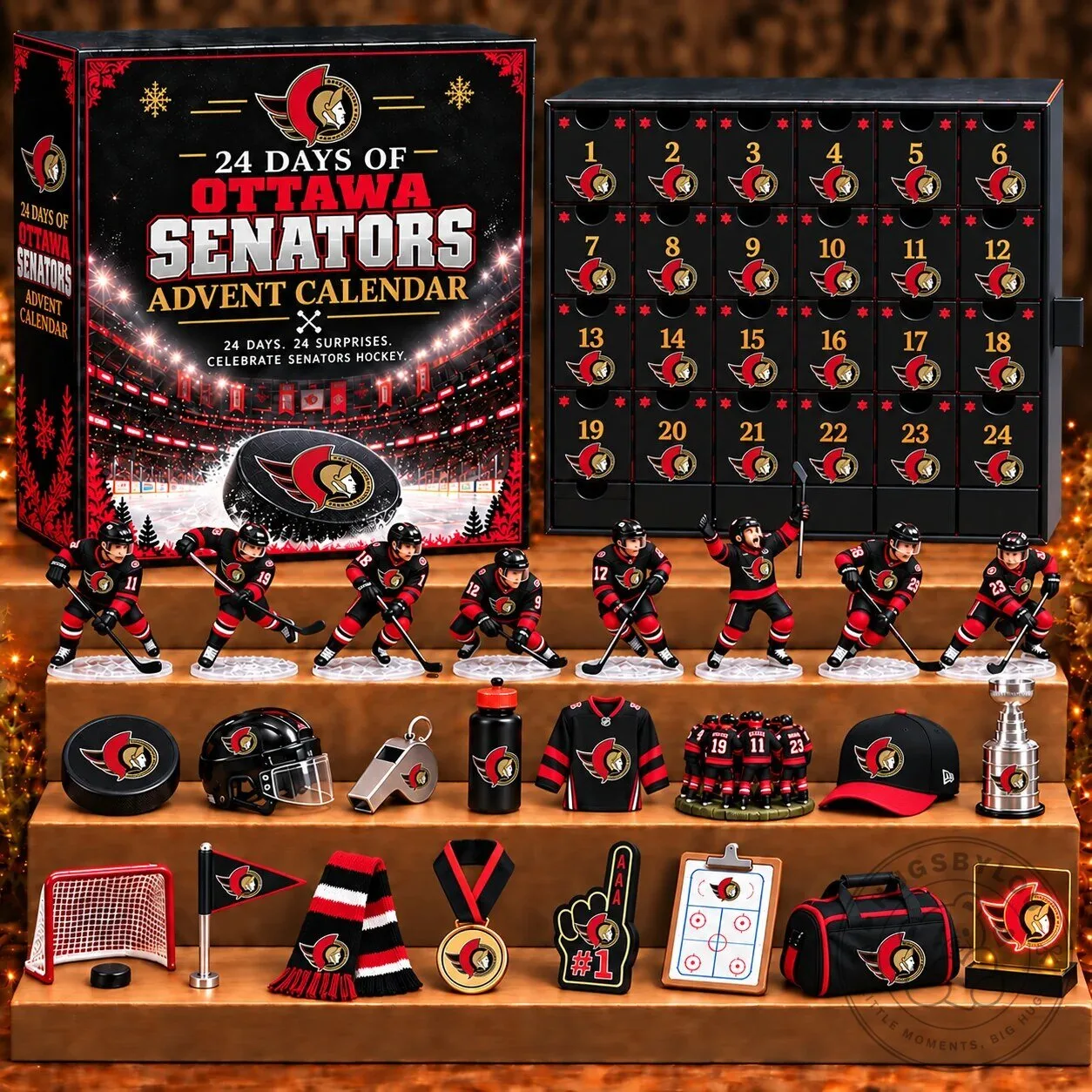 Ottawa Senators NHL Hockey Team 24 Days of Surprises Advent Calendar