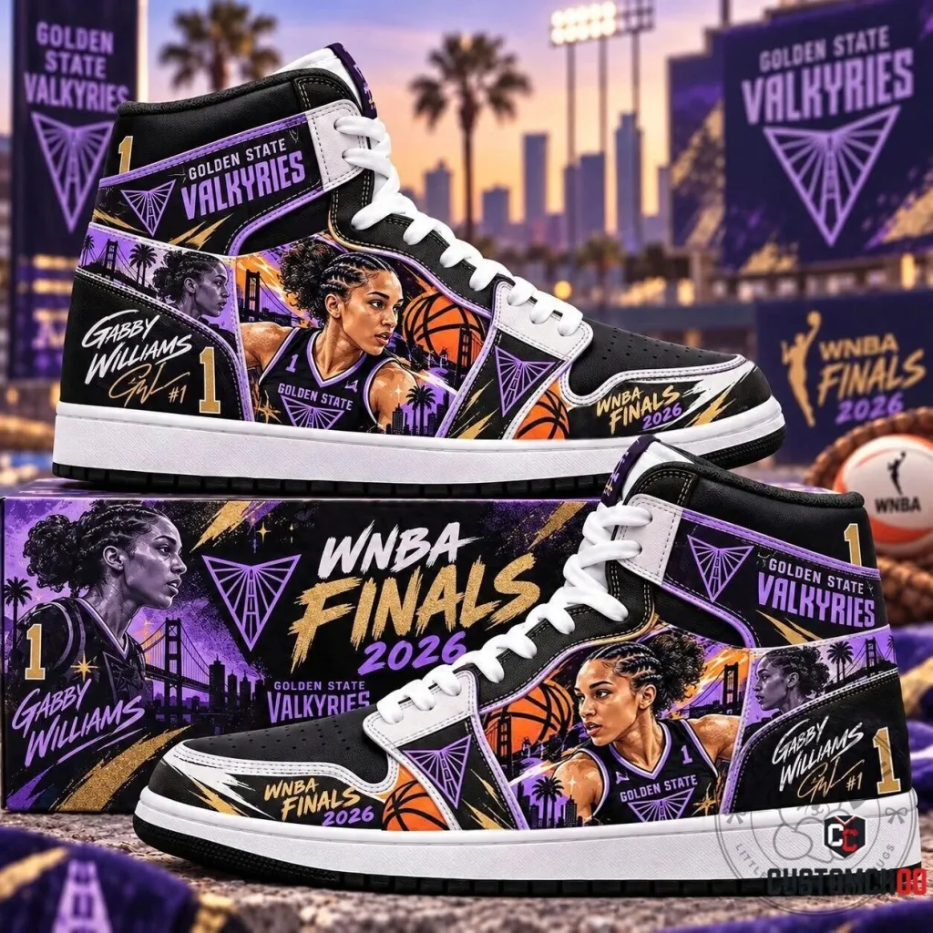 Golden State Valkyries WNBA Finals 2026 Gabby Williams Basketball High Top Shoes Golden State Valkyries WNBA Finals 2026 Gabby Williams Basketball High Top Shoes