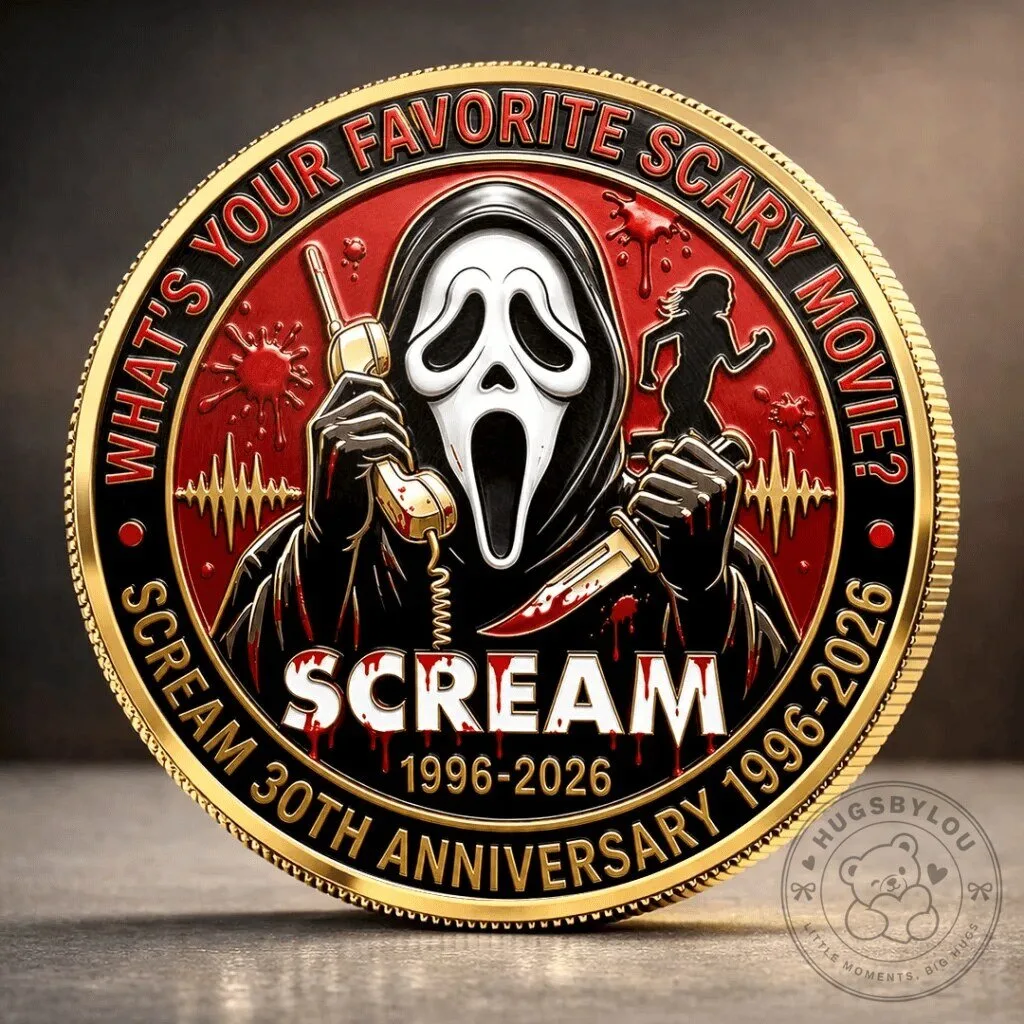 Scream 30th Anniversary Ghostface "What's Your Favorite Scary Movie?" Commemorative Coin