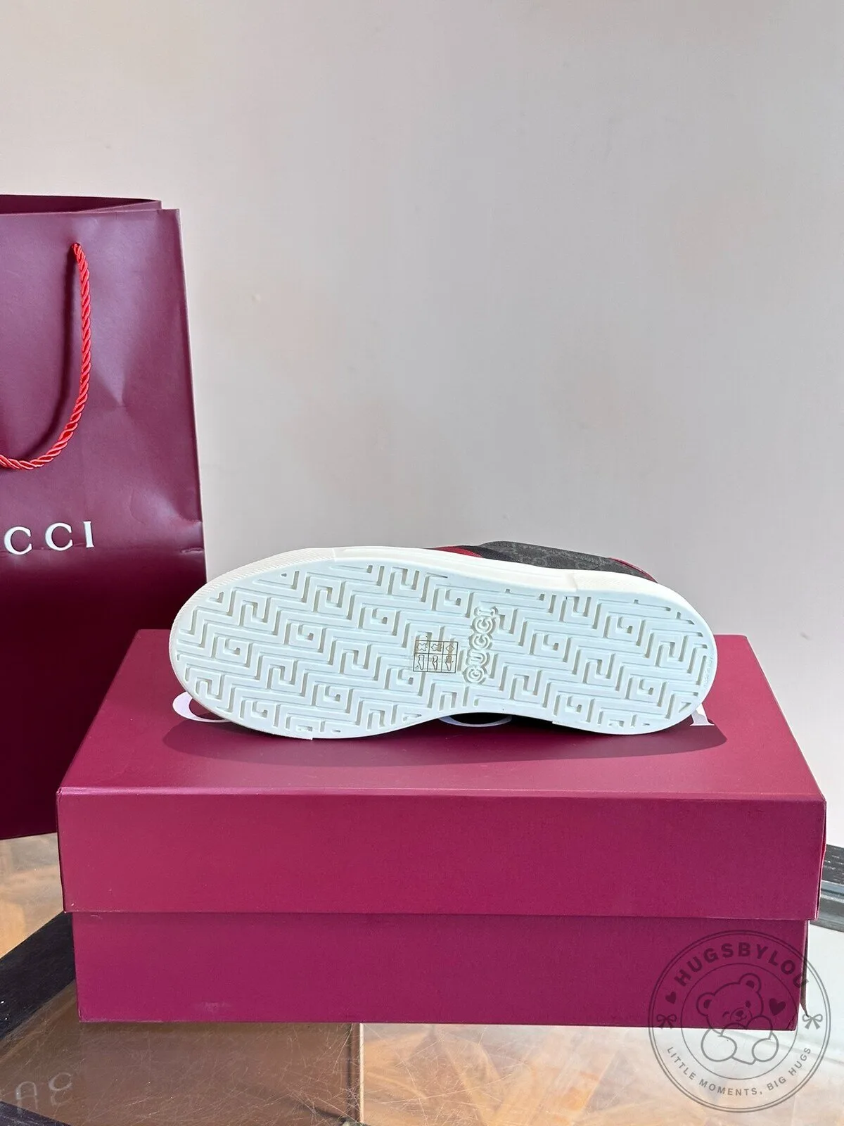 Gucci Ace Monogram Canvas Low-Top Sneakers with Red and Blue Web Detail 11 Gucci Ace Monogram Canvas Low-Top Sneakers with Red and Blue Web Detail