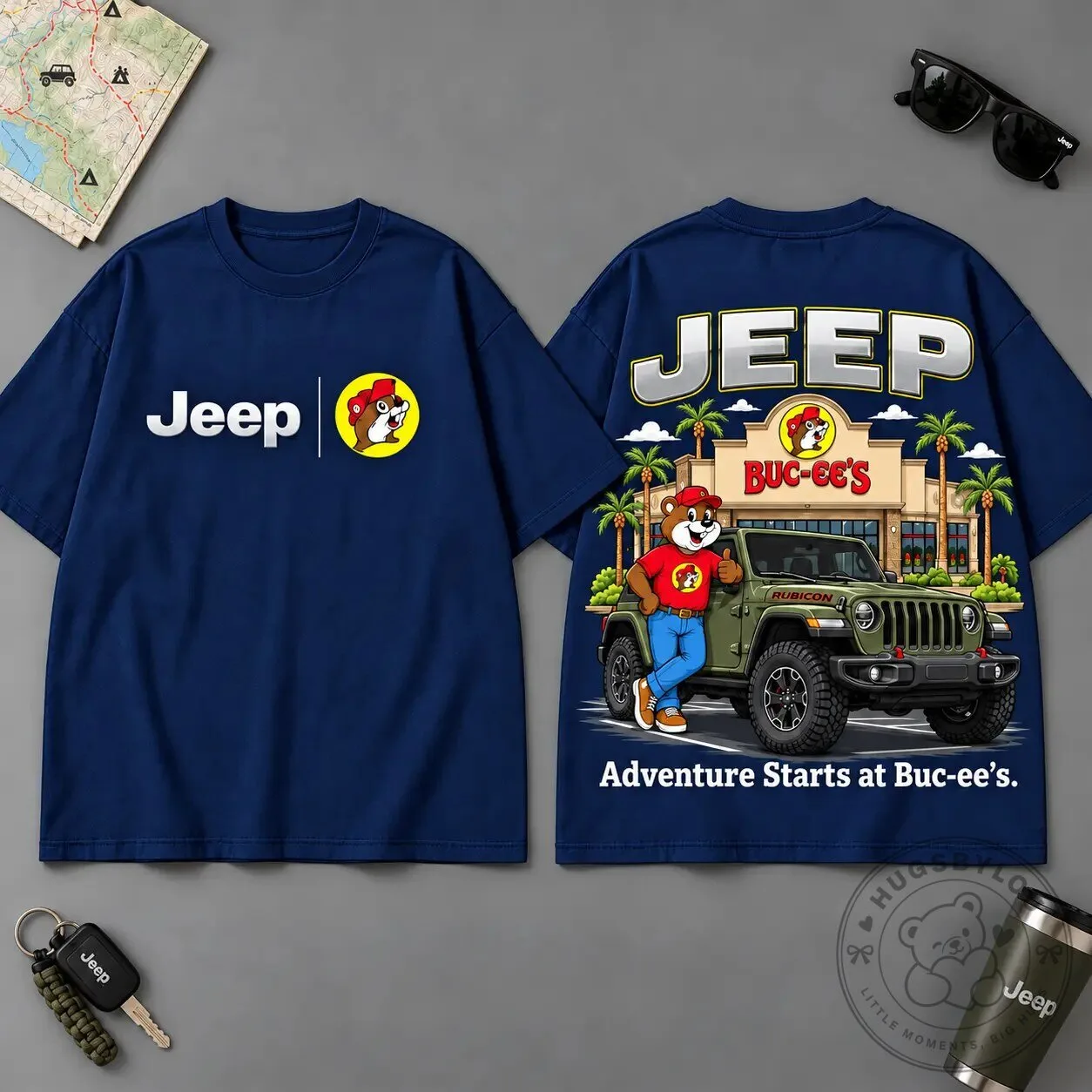 Jeep Buc-ee's Adventure Starts at Buc-ee's Black T-Shirt 11 Jeep Buc-ee