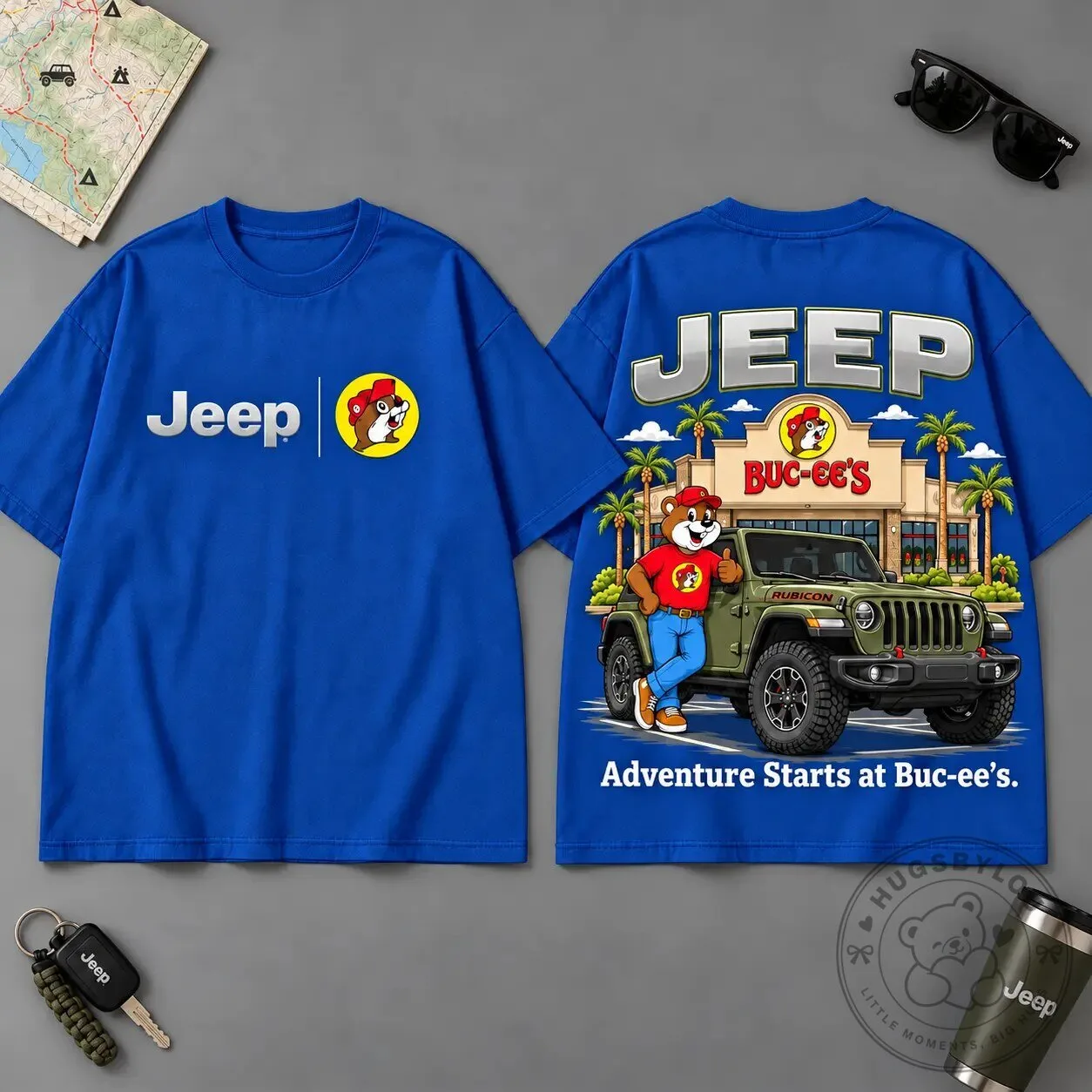 Jeep Buc-ee's Adventure Starts at Buc-ee's Black T-Shirt 12 Jeep Buc-ee